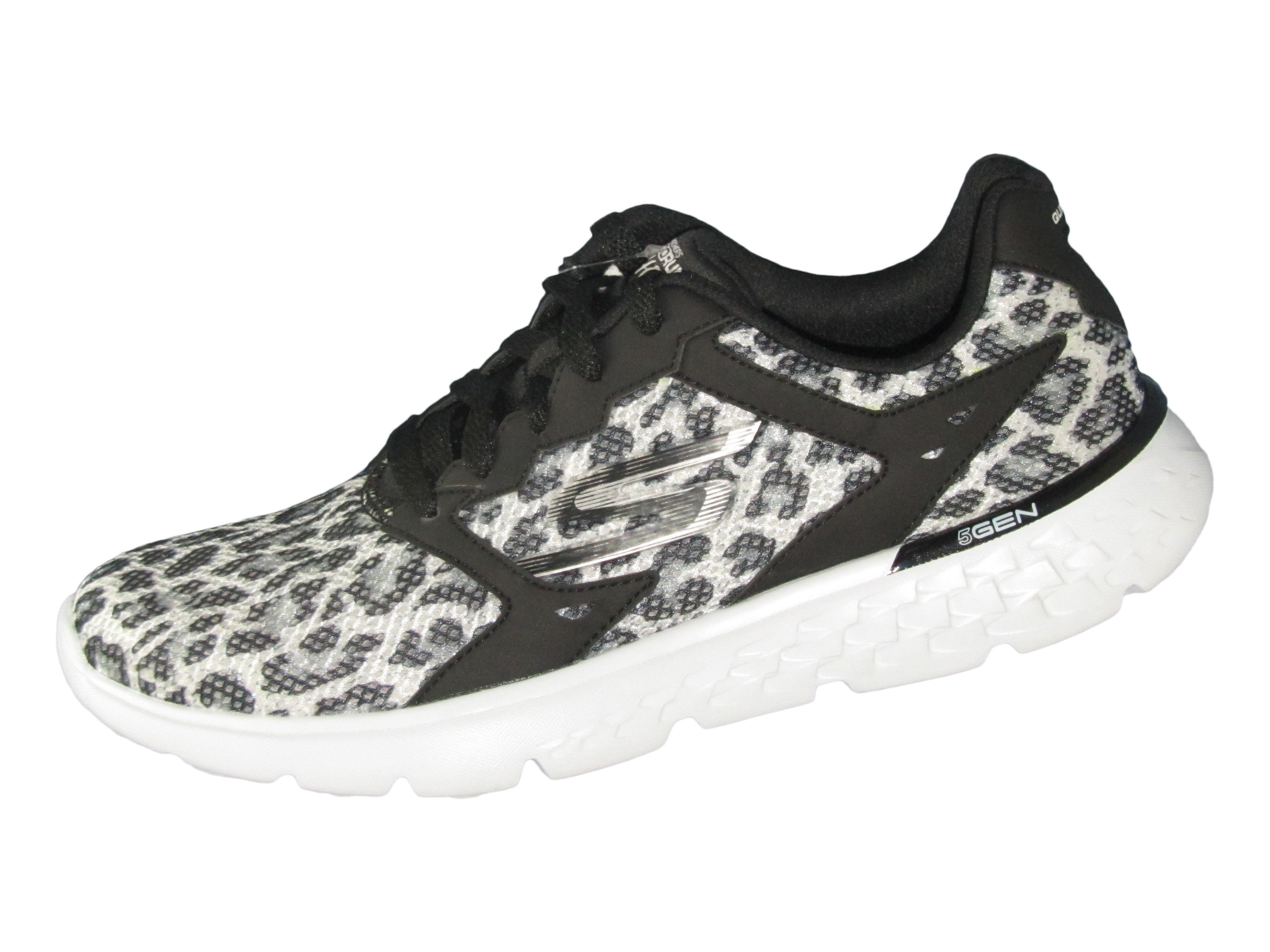 14354 RUN 400 LEOPARD SKECHERS - WOMENS SHOES-SCUFFS & SLIDES : Shirley's Shoes - AW17 SKECHERS