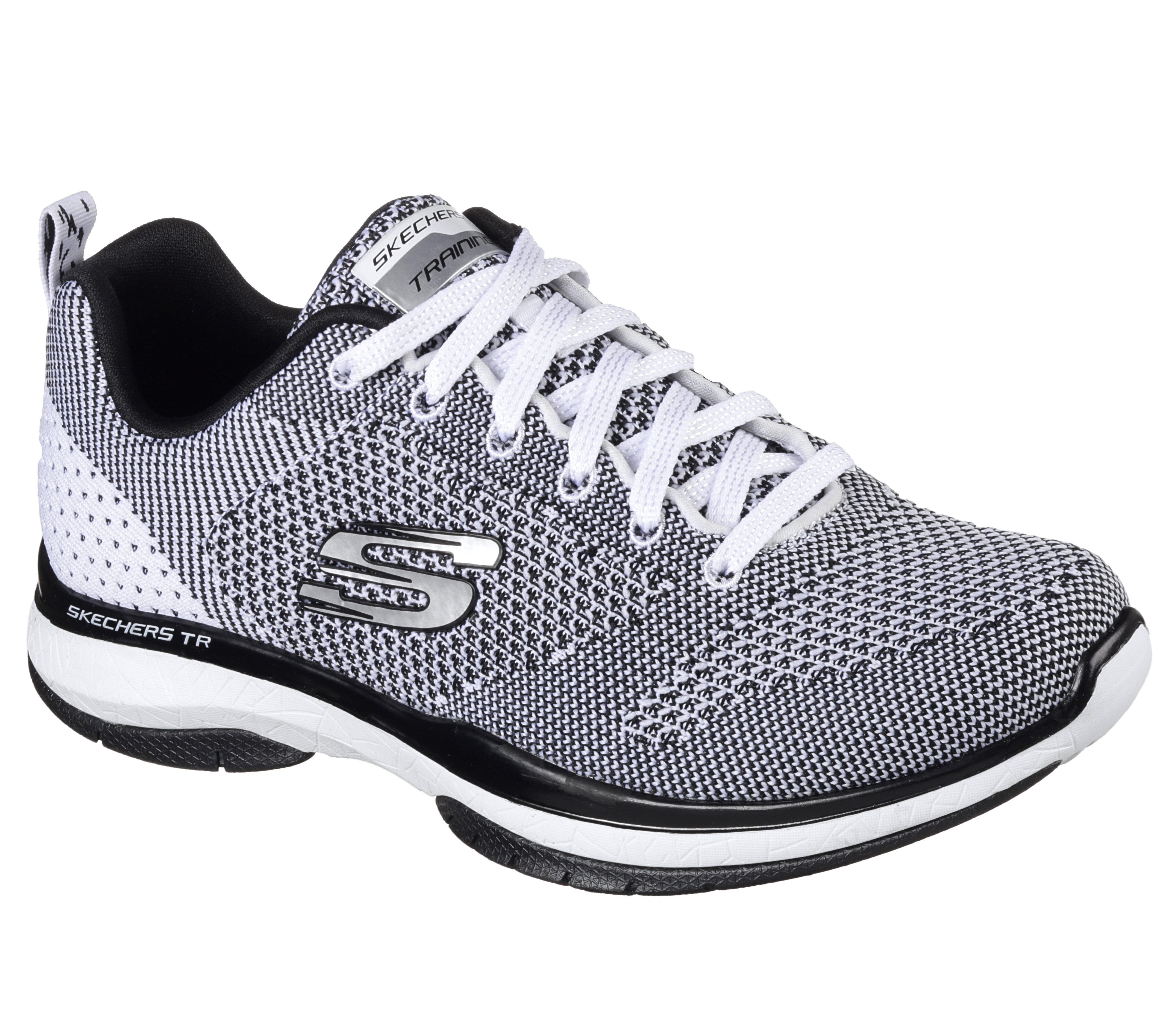 12667 BURST TR CLOSE KNIT SKECHERS - WOMENS SHOES-SCUFFS & SLIDES : Shirley's Shoes - SS17 SKECHERS