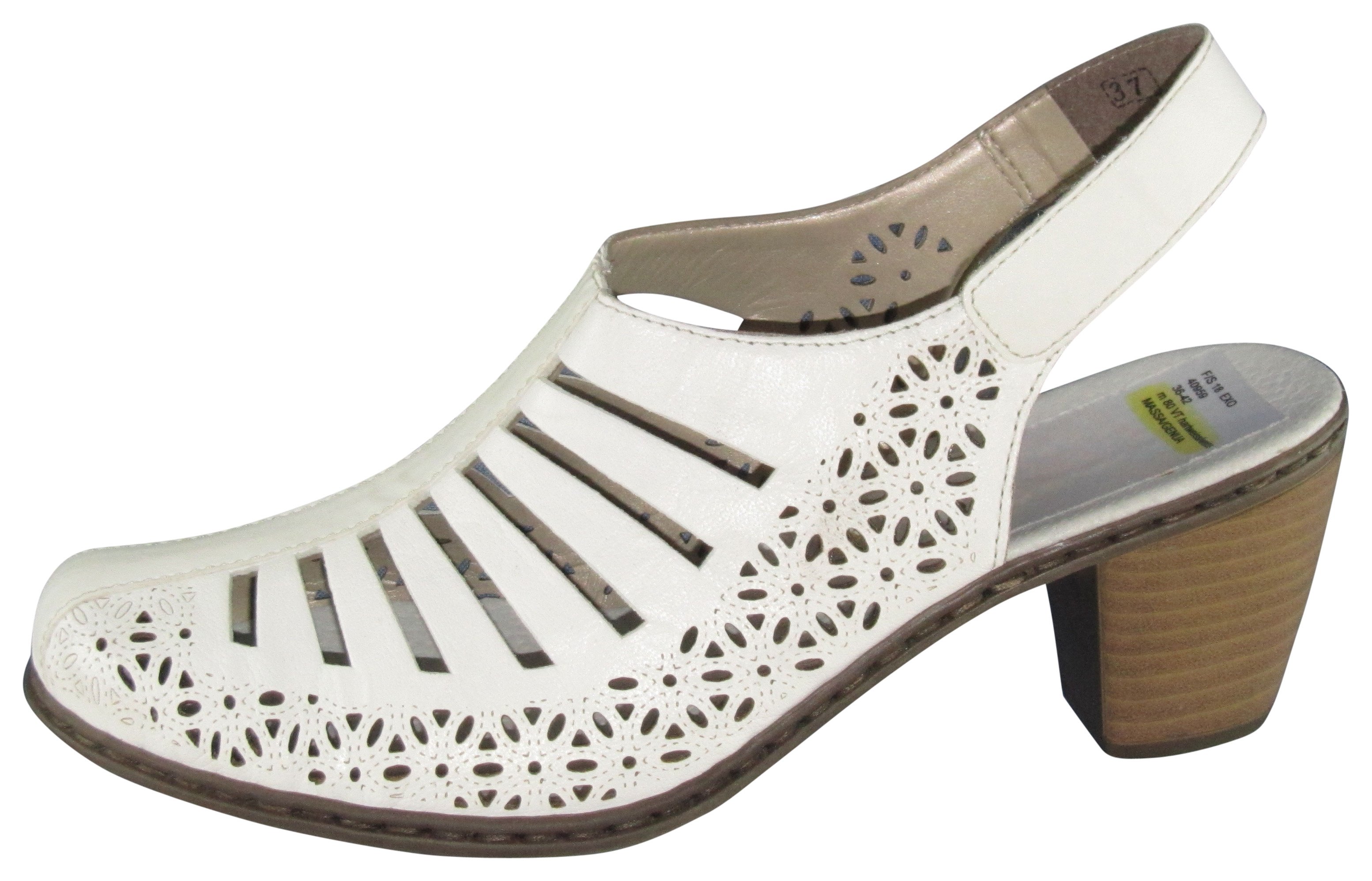 40959 RIEKER - WOMENS SHOES-SANDALS - heels : Shirley's Shoes - SS18 RIEKER